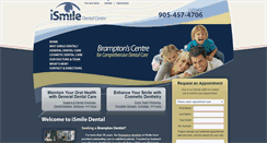 Desktop Screenshot of brampton-dentist.ca